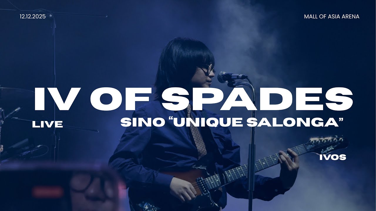UNIQUE SALONGA OF IV OF SPADES - SINO LIVE IN MOA ARENA 12.12.2025
