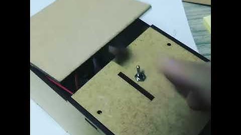 simple useless machine with arduino nano and servo 9g
