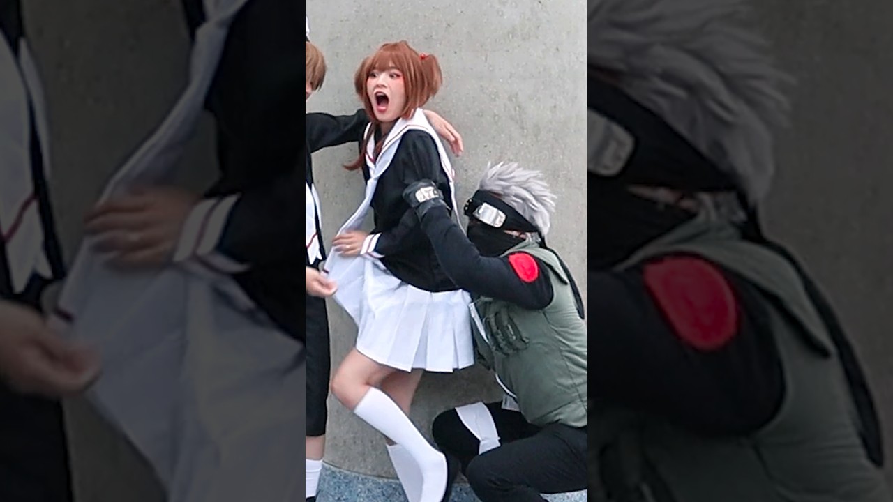 Kakashi 1,000,000 Years of Death with one hand 😲 #kakashi #naruto #cosplay