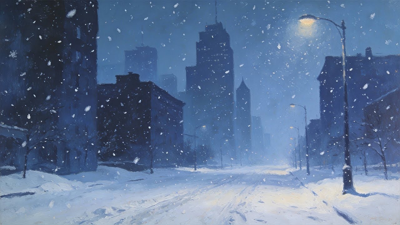 눈은 세상의 고요함을 만든다.