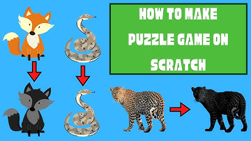 How to Make Match The Animals With the Shadow Game on Scratch