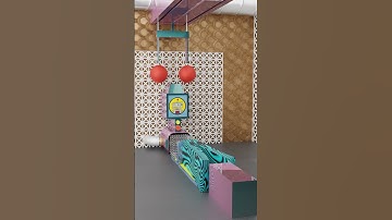 New machine in Blender 3.4! #3d #blender #art #satisfying #artist #design #odlysatisfying #machine