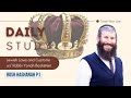 Laws and Customs of Rosh Hashanah P1 - Rabbi Yonah Bookstein