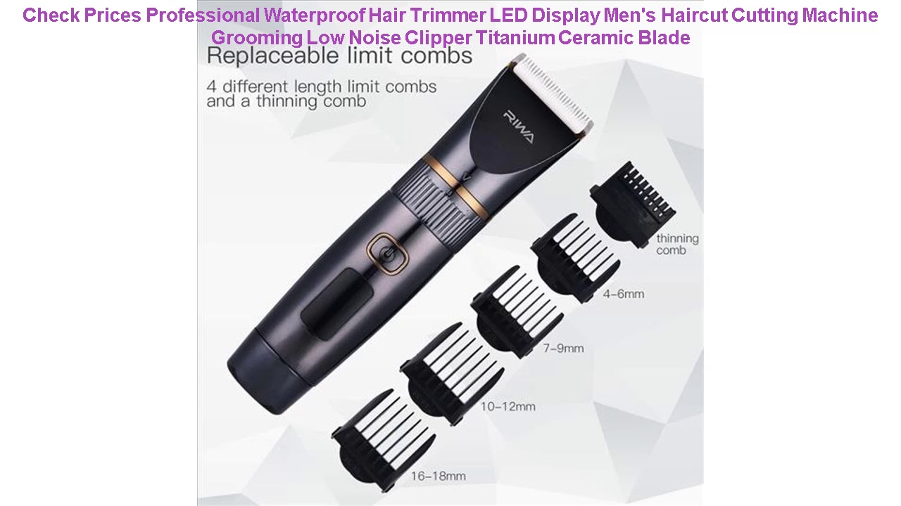 Check Prices Professional Waterproof Hair Trimmer Led Display
