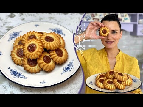 Безумно ВКУСНО😋 Домашнее ПЕЧЕНЬЕ С вареньем "МИНУТКА"😉 КУРАБЬЕ БАКИНСКОЕ😍 Все просто с ГЛИНСКОЙ