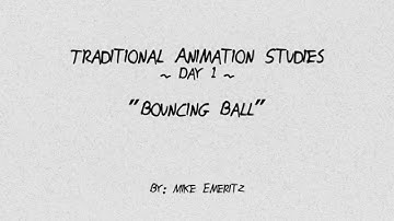 Learning 2D Animation: Day 01 - The Bouncing Ball