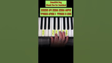 Thumbnail of Beautiful Day (Thank You For Sunshine) #easy #piano #tutorial #beautiful #day #beautifulday #song