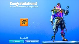 New Free Tier 1 Back Bling Unlocked.. Mutiny Showcase - Fortnite Battle Royale