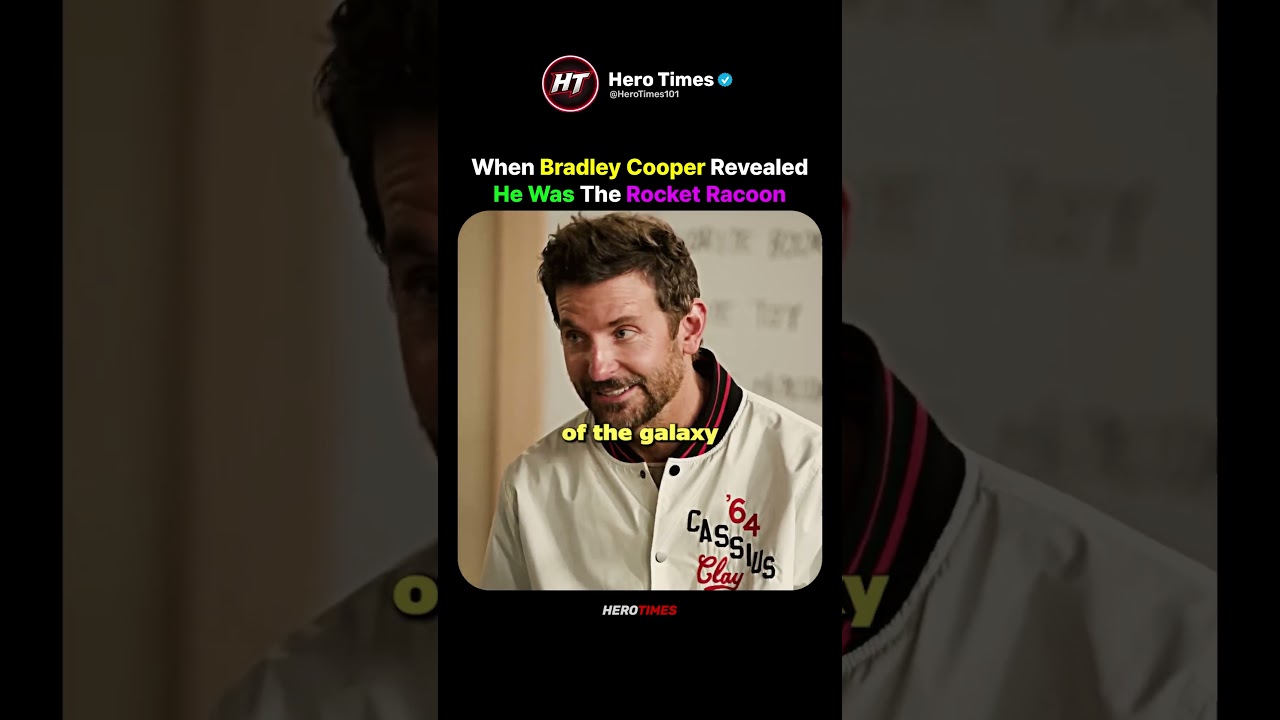 When Bradley Cooper Did The Rocket Racoon Voice In-Person 🦝😂