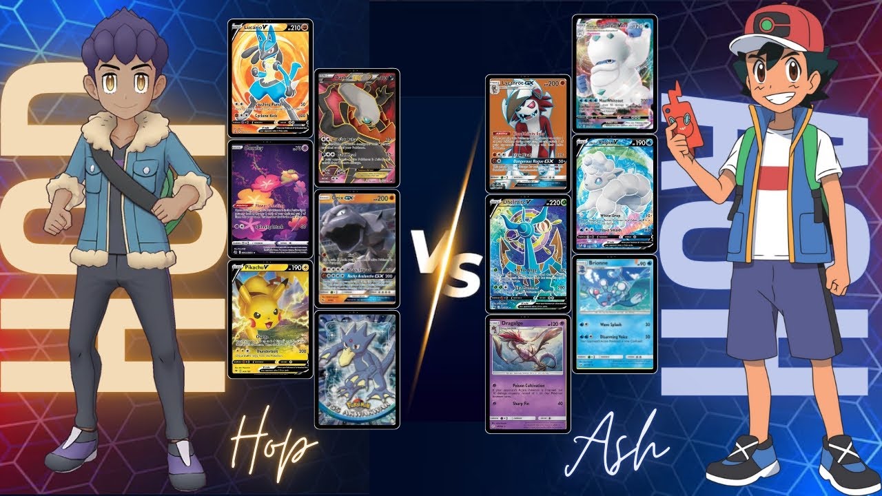 Pokemon Battle: Ash vs Hop