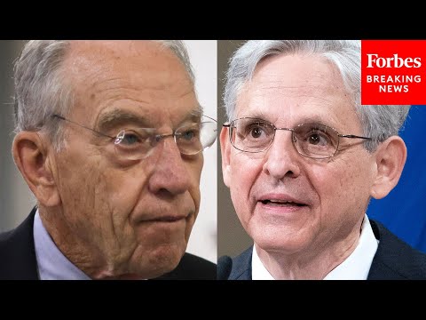 JUST IN: Grassley Confronts Garland About 'Polarizing' School Board Memo