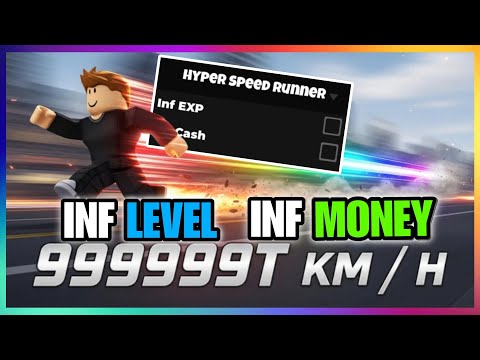 [INF⚡] OP Hyper Speed Runner Script - Inf Money, Inf Level (No Key) 