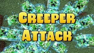 Minecraft: Creeper Attack - Hypixel Server - Ft. Liam