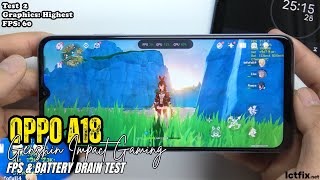 Oppo A18 Genshin Impact Gaming test | Helio G85, 90Hz Display screenshot 5
