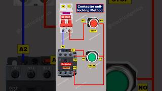 Contactor Self Locking Circuit Explained | Self Holding Contactor