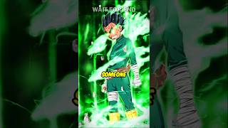 ROCK LEE 8TH GATE VS SAGE MODE USER ?