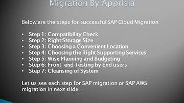 Steps For Successful SAP Cloud Migration