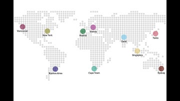 Qlik Sense Dotted Map