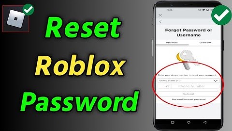 How to Reset Your Roblox Password on Mobile [Android/iOS] | Reset Forgotten Roblox Password