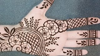 latest stylish mehndi designs-easy simple mehndi designs-simple mehndi designs front hands-महेँदी