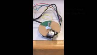 ROCO222:Practical 5--Stepper Motor 4 different Modes Holding Torque