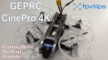 GEPRC CinePro 4K cinewhoop review, setup, flight footage