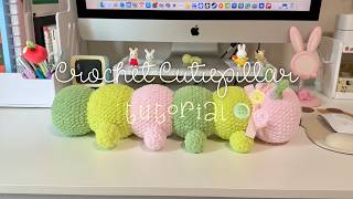 how to crochet a cutiepillar !! | crochet caterpillar tutorial | low-sew ♡