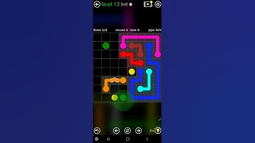 How To Solve Flow Free Bridges Classic Pack Level 13 8x8 Board Walk Through Solution Walkthrough