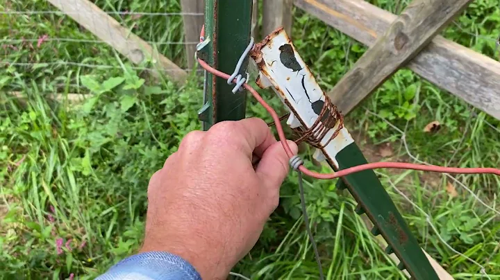 How to brace corner t post cheap and easy