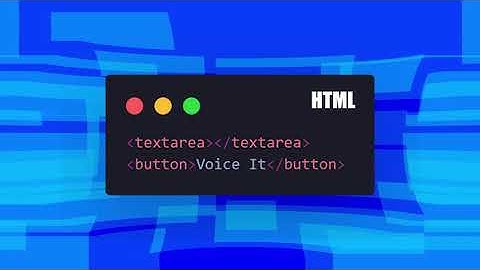 Creating a Voice Generator with HTML, CSS, and JavaScript Tutorial