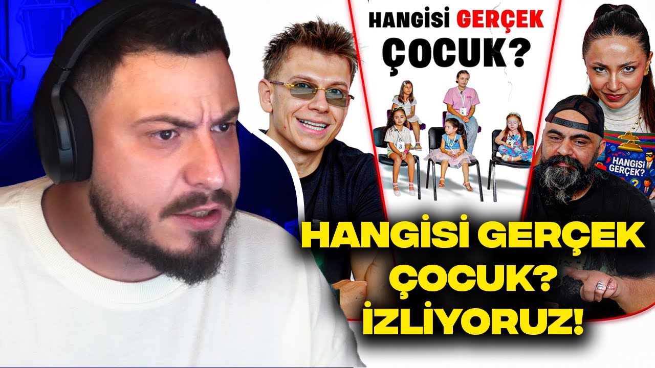 BURAK AKTÜRK 4 ÇOCUK VS 1 YETİŞKİN İZLİYORUZ! | HANGİSİ GERÇEK ÇOCUK?? (BÖLÜM 2)
