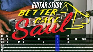 Video thumbnail of "Better Call Saul Theme Guitar Lesson + TAB"