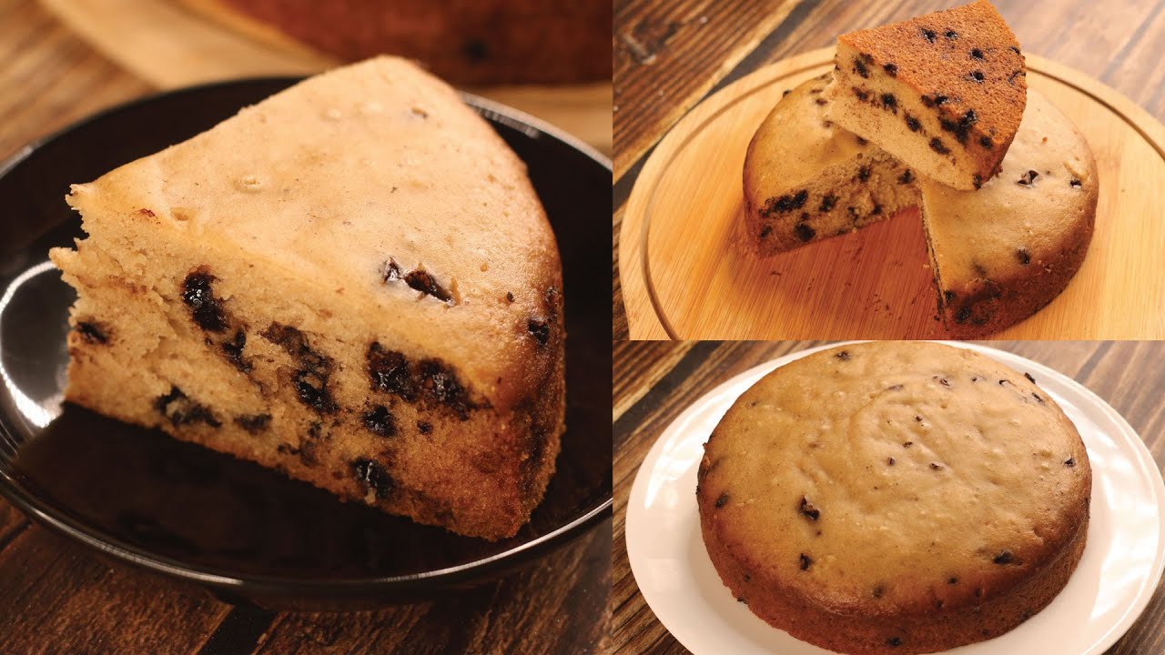 Eggless Banana cake recipe Without egg and oven T'stove YouTube