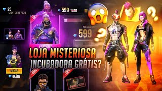 NOVA LOJA MISTERIOSA 9.0 DATA E POSSÍVEIS SKINS, EVENTO DE LOGIN, FIM DOS HACKERS E MAIS - FREE FIRE