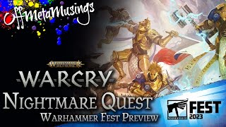 Nightmare Quest and Warcry Roadmap! Warhammer Fest 2023 Preview