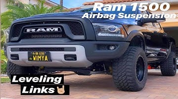 Ram Rebel Leveling Links + Lift Kit (DIY & Review) Ram 1500 Air Ride