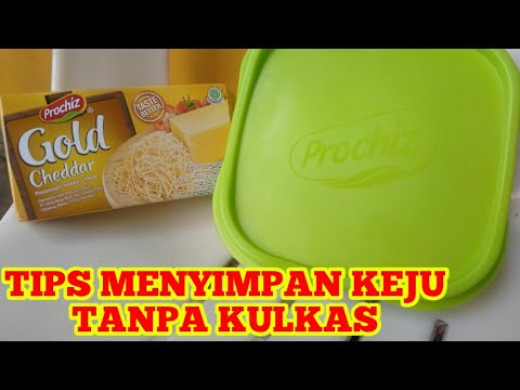 Video: Cara menyimpan keju di kulkas