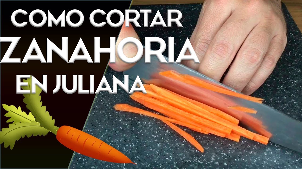 Truco de Cocina: Cómo cortar verduras en juliana rápidamente