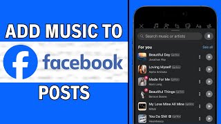 How To Add Music To Facebook Post 2024 (Full Guide)