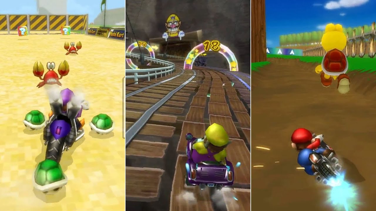 Mario Kart Wii Walkthrough, Mario Kart Wii Variety Pack Missions, Mario Kar...