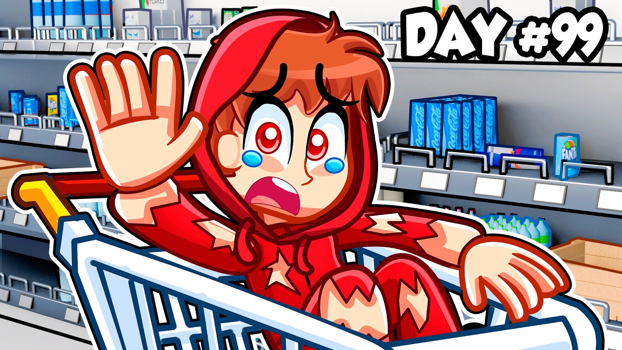 100 Days Trapped in Grocery Store - Fortnite
