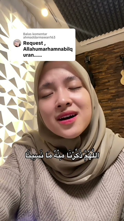 Allahumarhamna Bil Quran🤎#nissasabyan #sabyan #sholawat