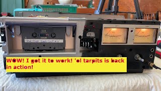 NASA Stories & Fixing Sharp Cassette Deck RT-1165 COMPLETED!