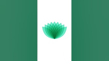 Lotus Flower Logo in Adobe illustrator tutorial #illustrator #shorts #lotusflower