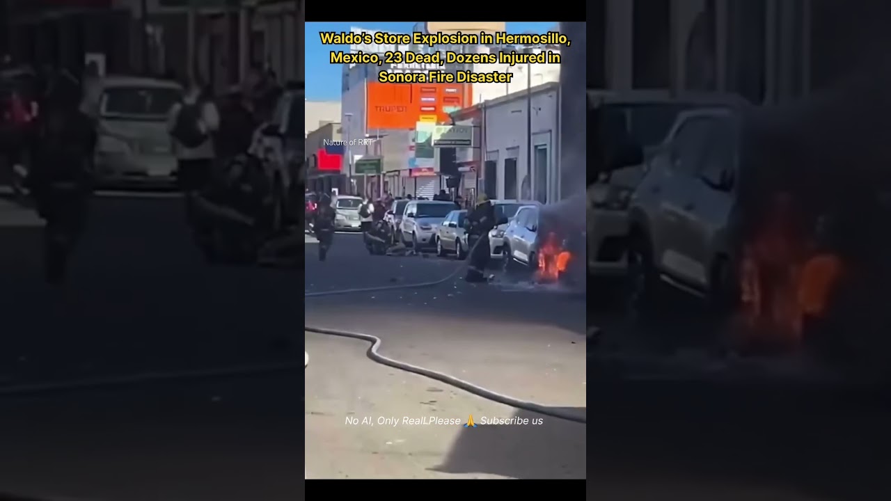 Massive Explosion at Waldo’s Store Hermosillo 🇲🇽 | 23 Dead, Dozens Injured in Sonora Fire Tragedy