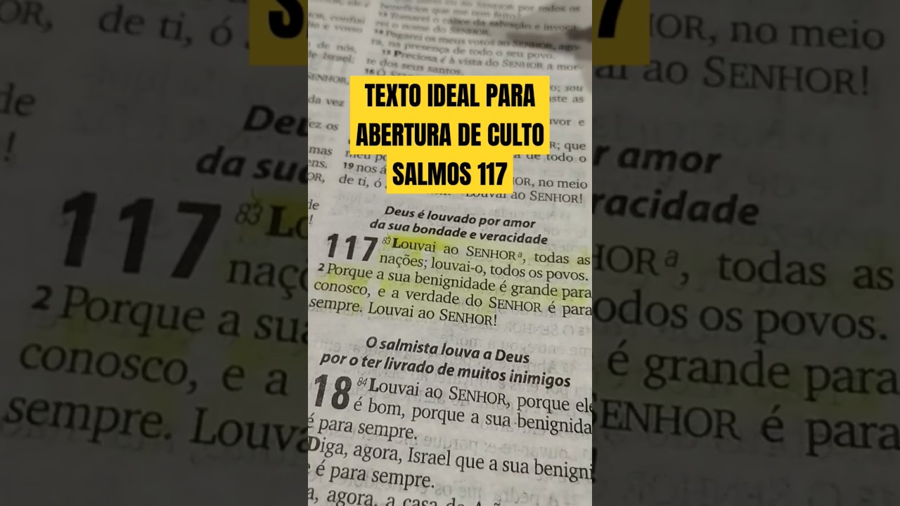 Sugest&atilde;o para ABERTURA DE CULTO ✅📖 #estudob&iacute;blico