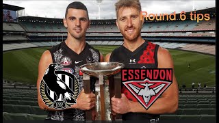 Round 6 afl tips