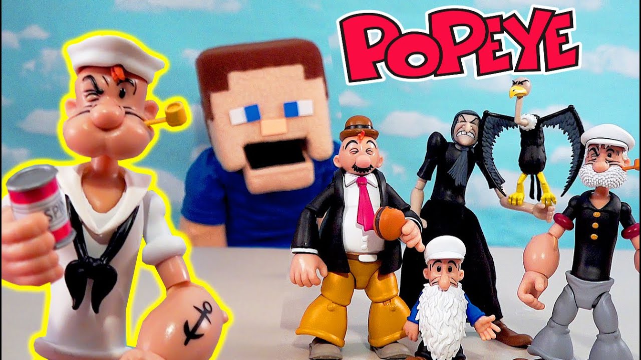 Popeye the Sailor Man Toys - Boss Fight Studio Series 2 Figures - YouTube