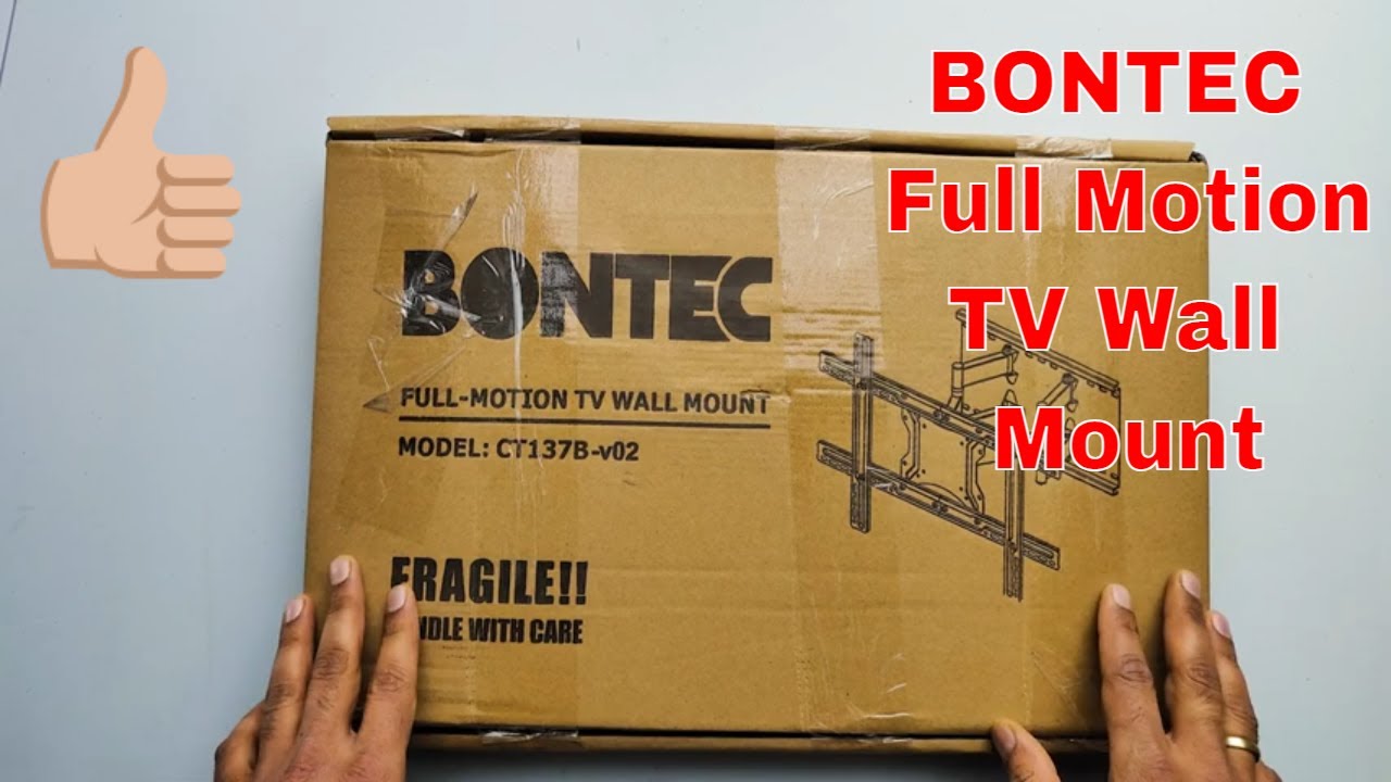 BONTEC TV Wall Bracket For 37-80 Inch - UNBOXING