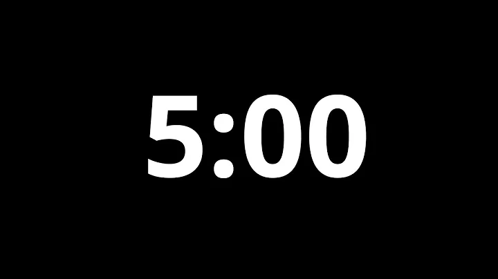 Five Minute Countdown Timer with Source